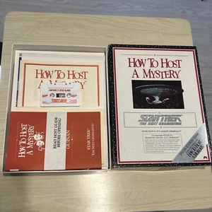 Star Trek Next Generation Game New Sealed How to Host a Mystery Party Retro 1992 - Picture 1 of 8