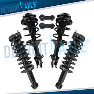 Front Rear Struts w/ Coil Spring Sway Bars for 2000 2001 2002 Subaru Legacy