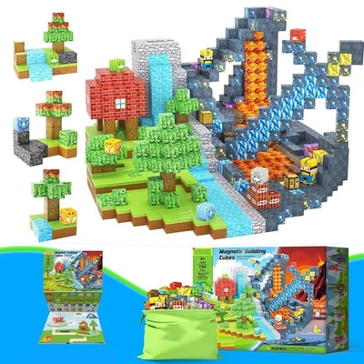 Magnetische Bausteine,Magnetbausteine für Kinder,Montessori Spielzeug Magnete DE - Bild 1 von 4