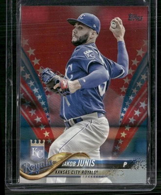 2018 Topps #428 Jakob Junis Independence Day #/76 - Image 1 of 2