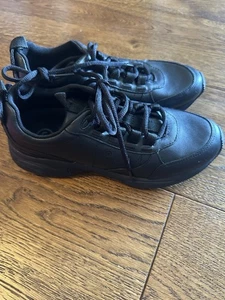 Rockport DMX Max schwarze bequeme Leder-Wanderschuhe – Damengröße 6W Turnschuhe - Bild 1 von 7