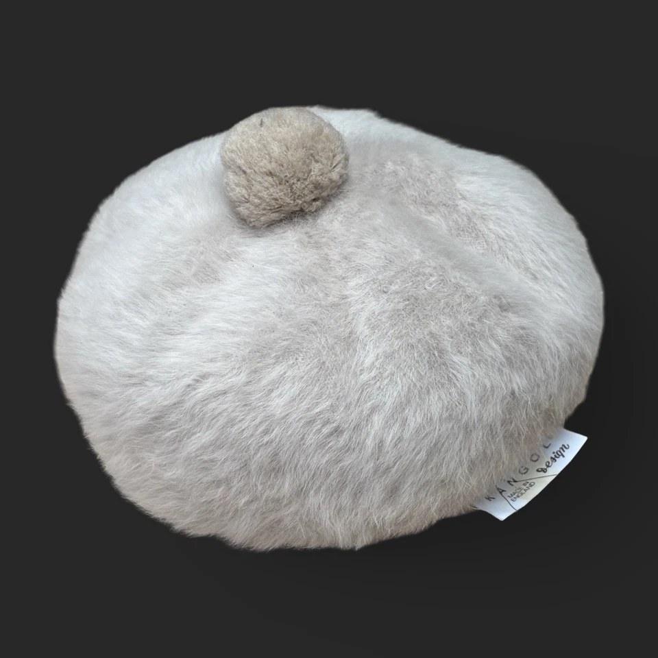 Sombrero boina vintage Kangol Angora mezcla de lana beige desnudo - Hecho en Inglaterra Foto 1 de 4