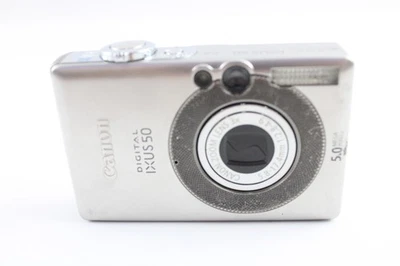 Canon IXUS 50 Digital Compact Camera Working w/ Canon 3x Zoom Lens - Image 1 of 4