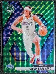 2024-25 Panini Mosaic Basketball Paolo Banchero #1 Green Mosaic Prizm Grizzlies  - Picture 1 of 2
