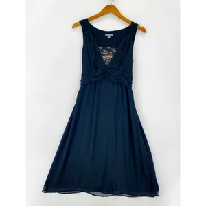 Apt 9 Dress Women's Size 10 Black Shift Midi Princess Waistline Formal - Bild 1 von 15