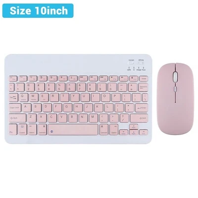 For Computer laptop Macbook Smart Wireless Bluetooth Keyboard LED Rechargeable - Image 1 of 4