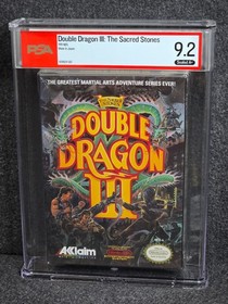 NES Nintendo DOUBLE DRAGON III PSA 9.2 A+ NEW Factory Sealed Wata CGC Game DD3