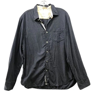 Camicia Flanella Rag & Bone Uomo XL Grigio Manica Lunga Edizione Standard Cotone - Foto 1 di 10