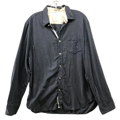 Rag & Bone Flannel Shirt Mens XL Gray Long Sleeve Standard Issue Cotton - Image 1 of 4