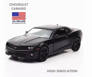 Chevrolet Chevy Camaro RS 2010 cupé muscle car raro modelo diecast negro mate - Imagen 1 de 14