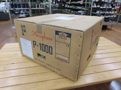 Accuphase P-1000 Power Amplifier 100V JP w/NTI-200 Step-Up/Down Unit Box - Image 1 of 4