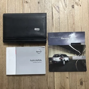 07-15 NISSAN NAVARA OWNERS HANDBOOK MANUAL + WALLET PRINT 2010 REF18340 - Picture 1 of 22