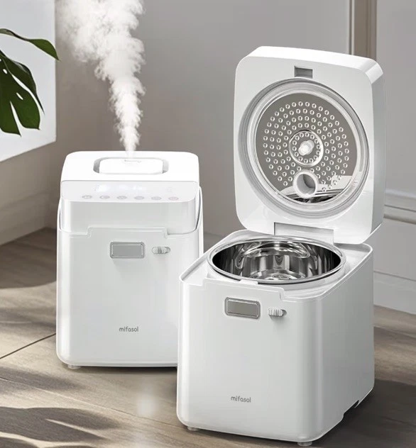 Mifasol Stainless Steel Humidifier, 3.3L/0.87Gal Steam Humidifier Large Room up  - Image 1 of 4