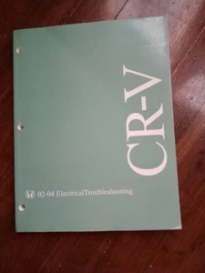 2002-2004 Honda CR-V Electrical Troubleshooting Repair Manual Book - Picture 1 of 2