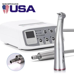 Dental LED Brushless Electric micro motor 4 Hole / 1:5 Increasing Handpiece - Picture 1 of 20