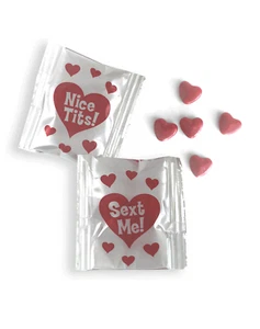 8 Bags Valentine's adult Candy Message 2.7g - Picture 1 of 2