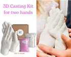 3D two-hand casting set plaster hand cast gift for a man-woman