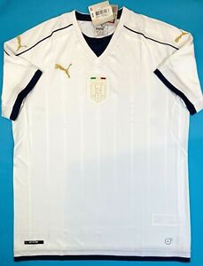 NWT ITALY 2016/17 L Away Puma Football Shirt Soccer Jersey FIGC Italia Top Kit