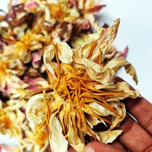 100% Pure Organic Ceylon White Lotus Whole Flower Nymphaea Lotus Herbal Tea - Picture 1 of 24