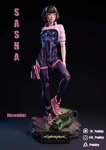 Sasha figure From Cyberpunk Edgerunners - Picture 1 of 9