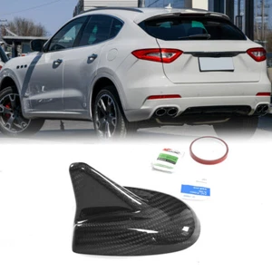 Kohlefaser Auto Dach Haifischflosse Antenne Abdeckung Verkleidung für Maserati Levante 2016-20 - Bild 1 von 12