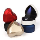 1pcs Heart Shape LED Light Ring Holder Box Suggestion Wedding Ring - Tape Display 