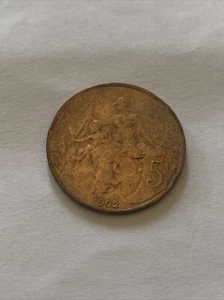 1902 France 5 Centimes 🇫🇷 (TK1) - Picture 1 of 2