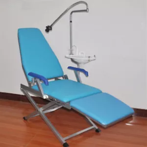 Folding Dental Portable Chair Folding Mobile Stool w/LED Light: water supply - Picture 1 of 8