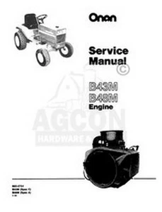 Manual de reparación del taller de servicio del motor ONAN B43M / B48M - Imagen 1 de 1