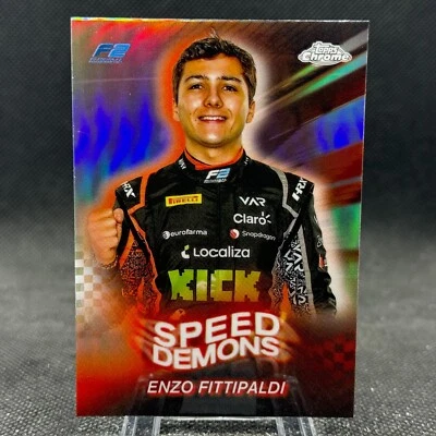 Enzo Fittipaldi 2024 Topps Formula 1 F1 Chrome Speed Demons F2 #SD-23 - Image 1 of 2