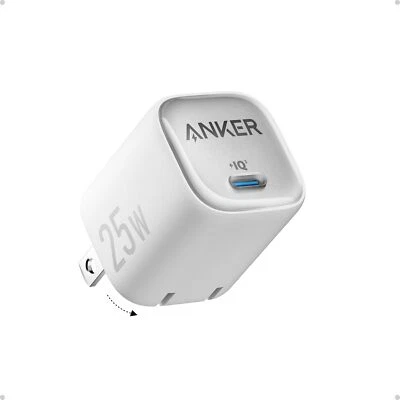 Anker 25W USB C Charger Block Foldable PPS Fast Charging for Galaxy/iPhone/iPad - Image 1 of 4