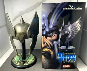MARVEL WINDLASS STUDIOS HELMET OF THOR LORD OF ASGARD 1000 MADE STEEL REPLICA - Picture 1 of 14