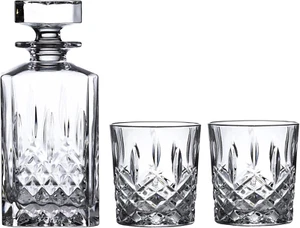 Markham Square Decanter & Double Old Fashion Pair Decanter Set, 2 Count (Pack of - Picture 1 of 12