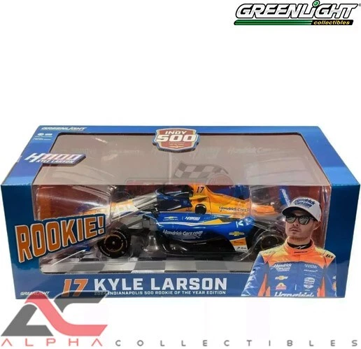 GREENLIGHT 11259 1:18 2024 #17 KYLE LARSEN INDY 500 年度新秀 HENDRICKS — 第 1/1 张图片