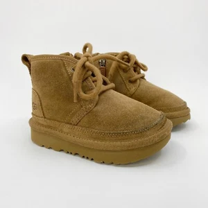 Botas UGG T Neumel ll de gamuza estilo castaño para niños pequeños 1017320T talla 7 - Imagen 1 de 7
