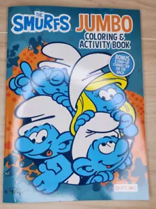 The Smurfs Jumbo Coloring & Activity Book with Tear and Share Pages 🆕🆓 ship! - Picture 1 of 2