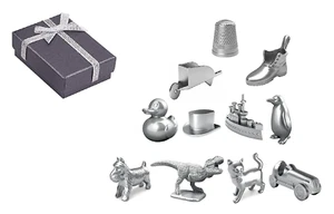 Monopoly Game Tokens Pieces Penguin Dinosaur Duck Cat Ship Car Thimble Boot Dog - Picture 1 of 25