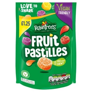 Rowntrees Fruit Pastilles Bag (114g) X 20 Bags REDUCED SPECIAL OFFER - Picture 1 of 2