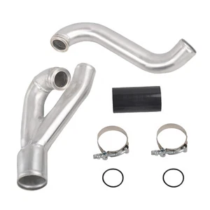 Aluminum Turbo Outlet Charge Pipe Upgrade Kit For 2007-2013 BMW 335i 335is N54 - Picture 1 of 11