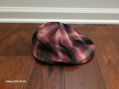 Woolrich Gorra Plana Sombrero Tweed Mezcla Lana Boina, Talla Grande Foto 1 de 4