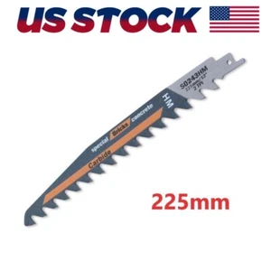 Carbide Reciprocating Saw Blade 225mm Saber Saw For Hollow Brick Masonry Cutting - Picture 1 of 12