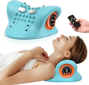 Masajeador Nuevo Relajante de Cuello Portátil Shiatsu Masaje Almohada Cervical OY - Imagen 1 de 8