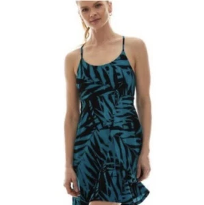 K-Deer On The Go Laguna Palmenmuster blau schwarz sportliches Kleid Größe Small - Bild 1 von 8