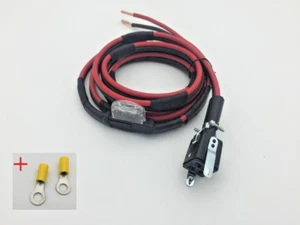 Yaesu Sommerkamp FT-757 FT757 FT-747 GX GX2 SX FT-80 DC power cable cord cavo - Zdjęcie 1 z 6