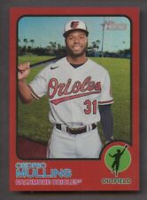 2022 Topps Heritage Chrome Red Refractor Cedric Mullins Orioles 180/573