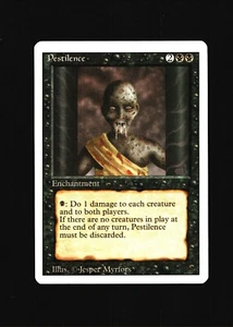 MTG Pestilence SP/NM- Revised Magic the Gathering ~ Free Shipping ~ - Picture 1 of 2