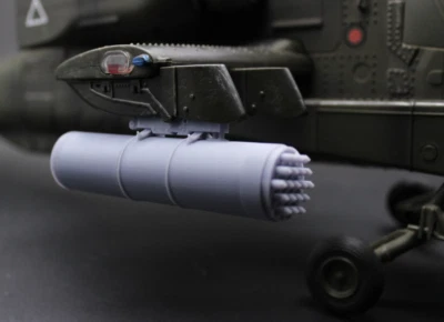 Custom LAU-61 Rocket Launcher For 1:18 BBI AH-64 Apache Helicopter (Single) - Image 1 of 4