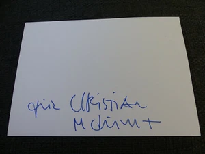 MARKUS LÜPERTZ autografo firmato su cartoncino 20x30 cm InPerson LOOK - Foto 1 di 1