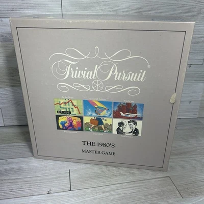 Trivial Pursuit the 80's Master Game Edición Original Años 80 Vintage Completo 1989 Foto 1 de 4