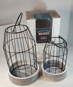Rustic Farmhouse Lantern and Candle Stylish Decorative Modern Upscale Beauty - Picture 1 of 4